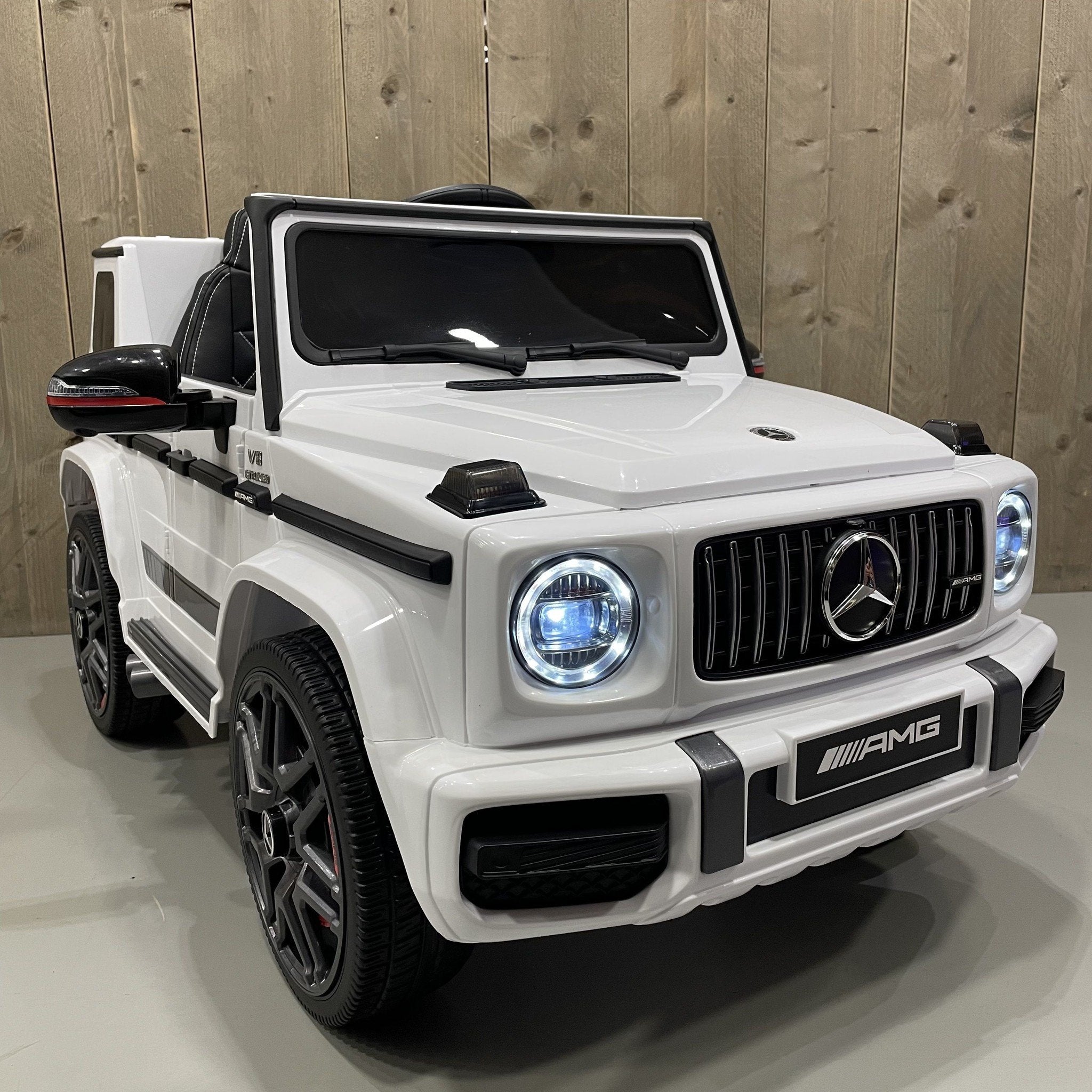 Babycar Mercedes G63 Elektroauto Kinder - 12V Mit Fernbedienung Schwarz