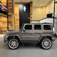 Mercedes G63 AMG 24V | Elektrische Kinderauto 2-Persoons - Grijs