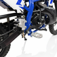 CarKiddo | Crosser 49cc maX  2-takt - Blauw | Max. 75 km/p uur