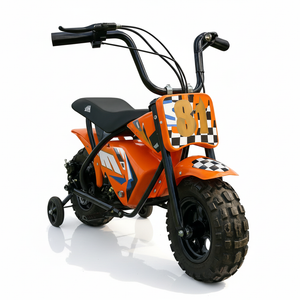 CarKiddo | Elektrische Crossbike Monkey - Oranje | Max. 16 km/p uur