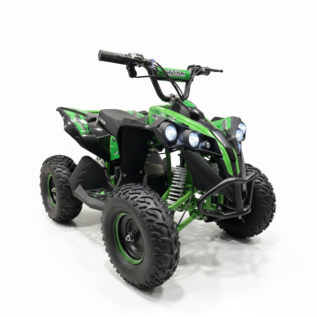 CarKiddo | Elektrische Kinderquad 1000W Groen