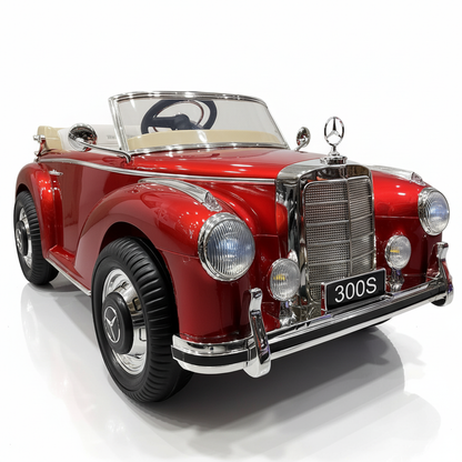 Mercedes-Benz 300S Elektro-Kinderauto Schwarz 