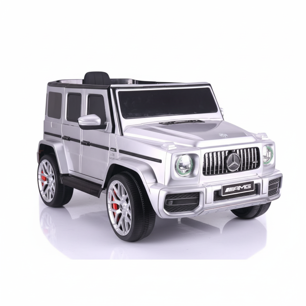Mercedes-Benz G63 AMG | Elektrische Kinderauto - Grijs met Afstandsbediening