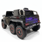 Mercedes G63 AMG 6x6 | Elektrische Kinderauto 1-persoons - Zwart
