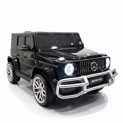 Mercedes G63 AMG 24V | Elektrische Kinderauto 2-Persoons - Zwart