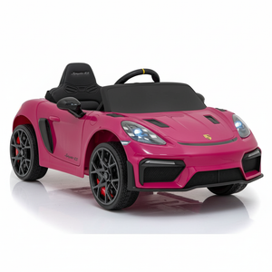 Porsche 718 RS Spyder | Elektrische Kinderauto - Zwart