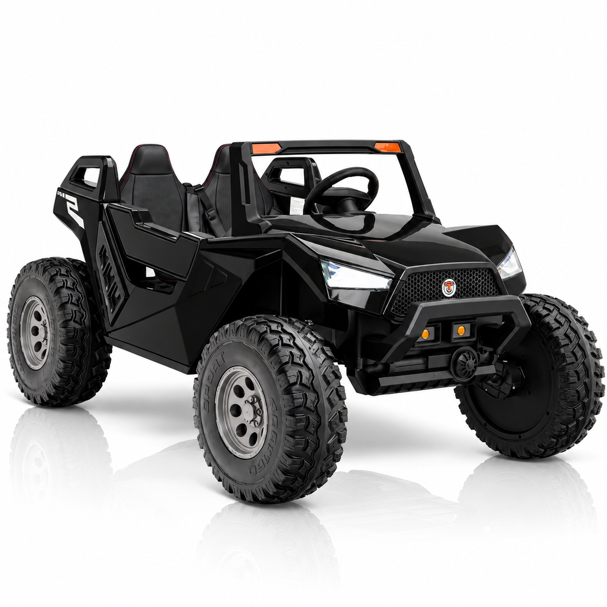 CarKiddo | Elektrische Buggy 24V Extreme 15km/h - Zwart