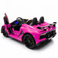Lamborghini Aventador SVJ | 2-Persoons 24V - Roze