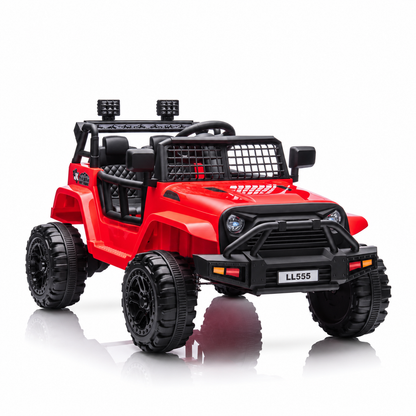 CarKiddo | Elektrische Kinderjeep Jungle - Rood FULL-option