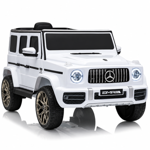Mercedes-Benz G63 AMG | Elektrische Kinderauto - Wit met Afstandsbediening