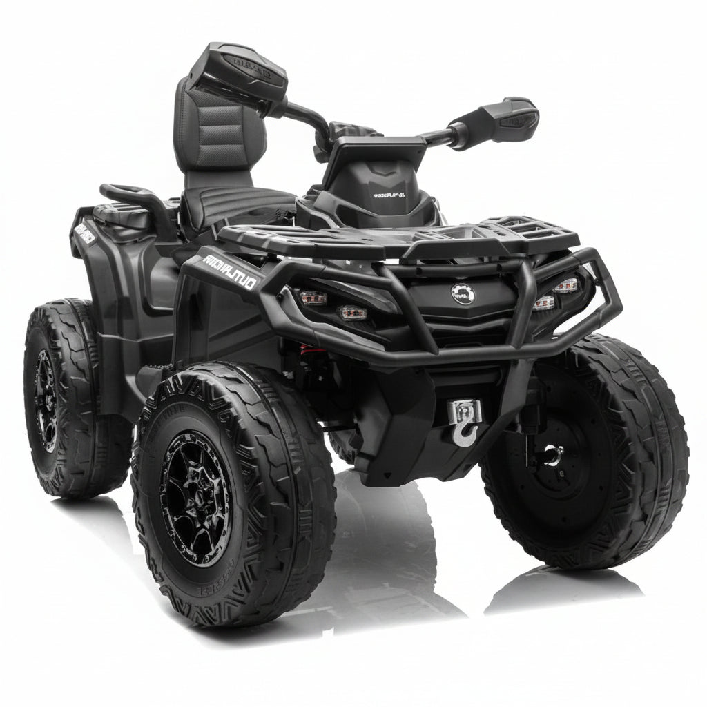 Can-Am | Elektrische 2-persoons kinderquad 24V - 4x4 -Zwart