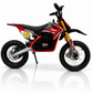 CarKiddo | Elektrische crosser  2000W - Rood