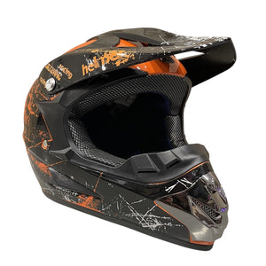 CarKiddo | Kinder Crosshelm - Oranje