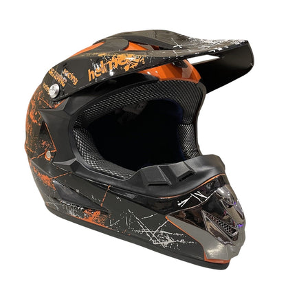 CarKiddo | Kinder Crosshelm - Oranje