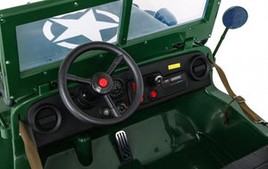 CarKiddo | Stuurwiel Willy's jeep 3-persoons