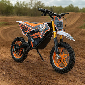 CarKiddo | Elektrische Kindercrosser 1000W Oranje