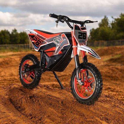 CarKiddo | Elektrische Kindercrosser 1000W Rood