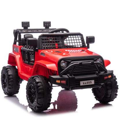 CarKiddo | Elektrische Kinderjeep Jungle - Rood FULL-option