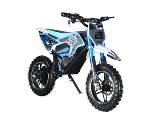 CarKiddo | Elektrische Kindercrosser 1000W Blauw | Max. 30 km/p uur