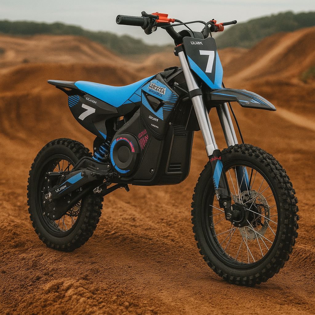CarKiddo | Elektrische crosser 1800W - Blauw
