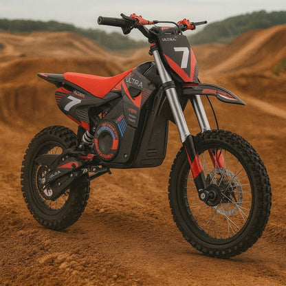 CarKiddo | Elektrische crosser 1800W - Rood