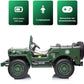 Willys Jeep Matcha | 3-persoons 24V - vierwielaandrijving