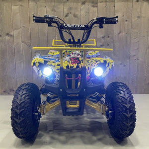 CarKiddo | Elektrische Kinderquad 1000W Infinity - Geel