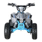 CarKiddo| Elektrische Kinderquad RETRO 1000W - Blauw