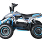 CarKiddo| Elektrische Kinderquad RETRO 1000W - Blauw