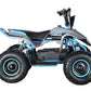CarKiddo| Elektrische Kinderquad RETRO 1000W - Blauw