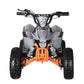 CarKiddo| Elektrische Kinderquad RETRO 1000W - Oranje