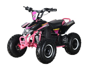 CarKiddo| Elektrische Kinderquad RETRO 1000W - Roze