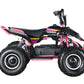 CarKiddo| Elektrische Kinderquad RETRO 1000W - Roze