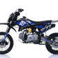CarKiddo | Crosser 110cc BlazeX  4-takt - Blauw