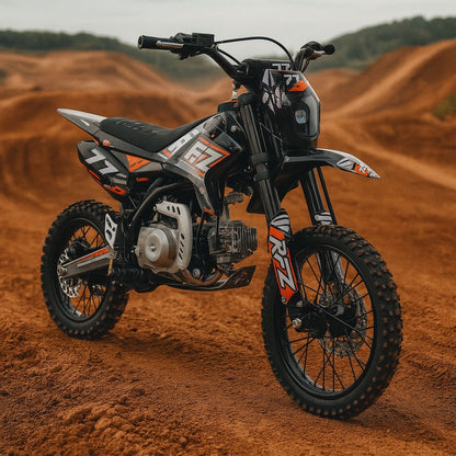 CarKiddo | Crosser 110cc BlazeX  4-takt - Oranje