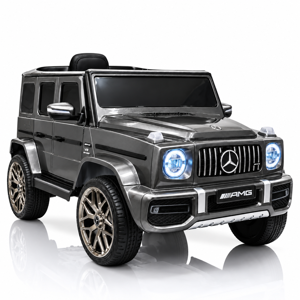 Mercedes-Benz G63 AMG | Elektrische Kinderauto - Grijs met Afstandsbediening