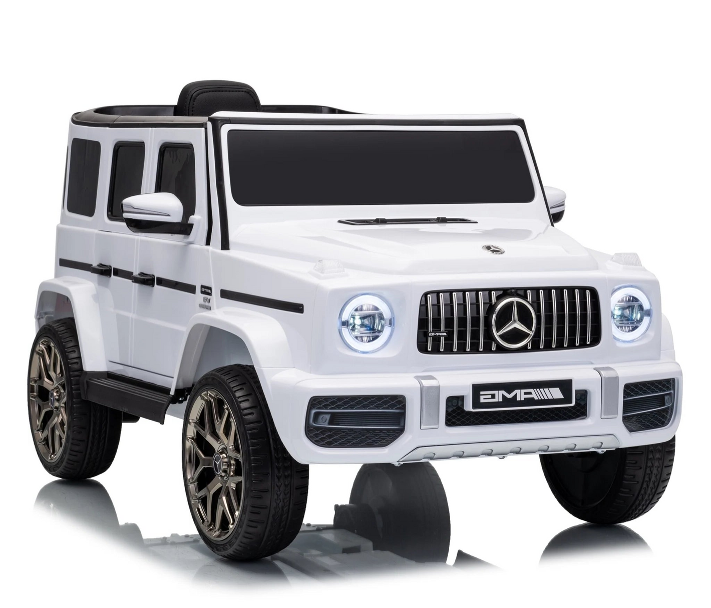 Mercedes-Benz G63 AMG | Elektrische Kinderauto - Wit met Afstandsbediening