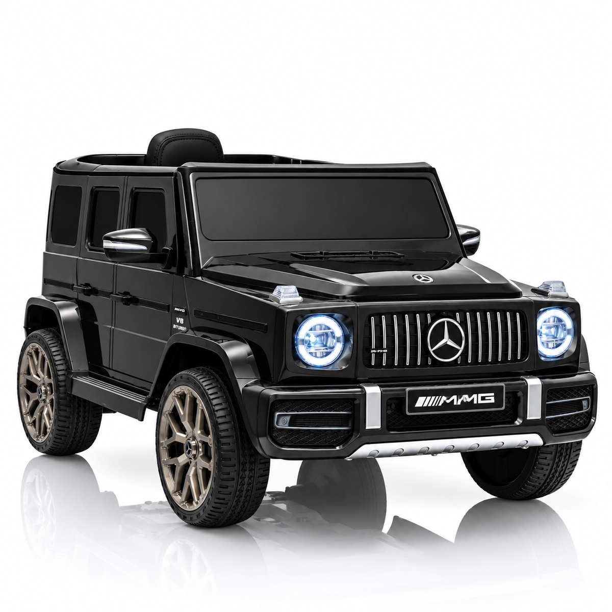 Mercedes-Benz G63 AMG | Elektrische Kinderauto - Zwart met Afstandsbediening