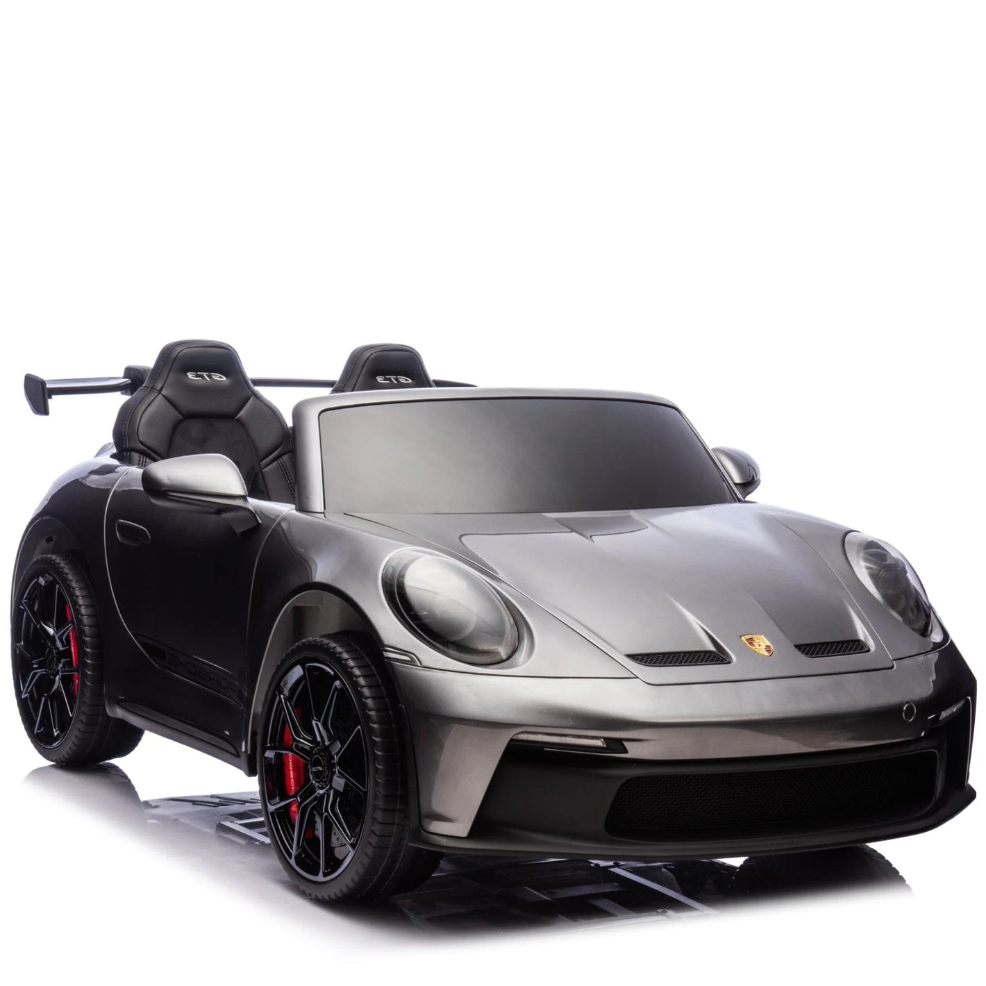 Porsche 911 GT3 RS | 2-Persoons Elektrische Kinderauto 24V - Grijs