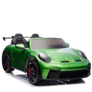 Porsche 911 GT3 RS | 2-Persoons Elektrische Kinderauto 24V - Groen