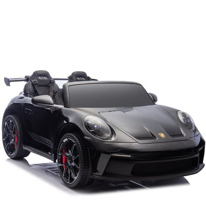 Porsche 911 GT3 RS | 2-Persoons Elektrische Kinderauto 24V - Zwart