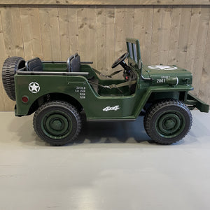 Willys Jeep Matcha | 3-persoons 24V - vierwielaandrijving