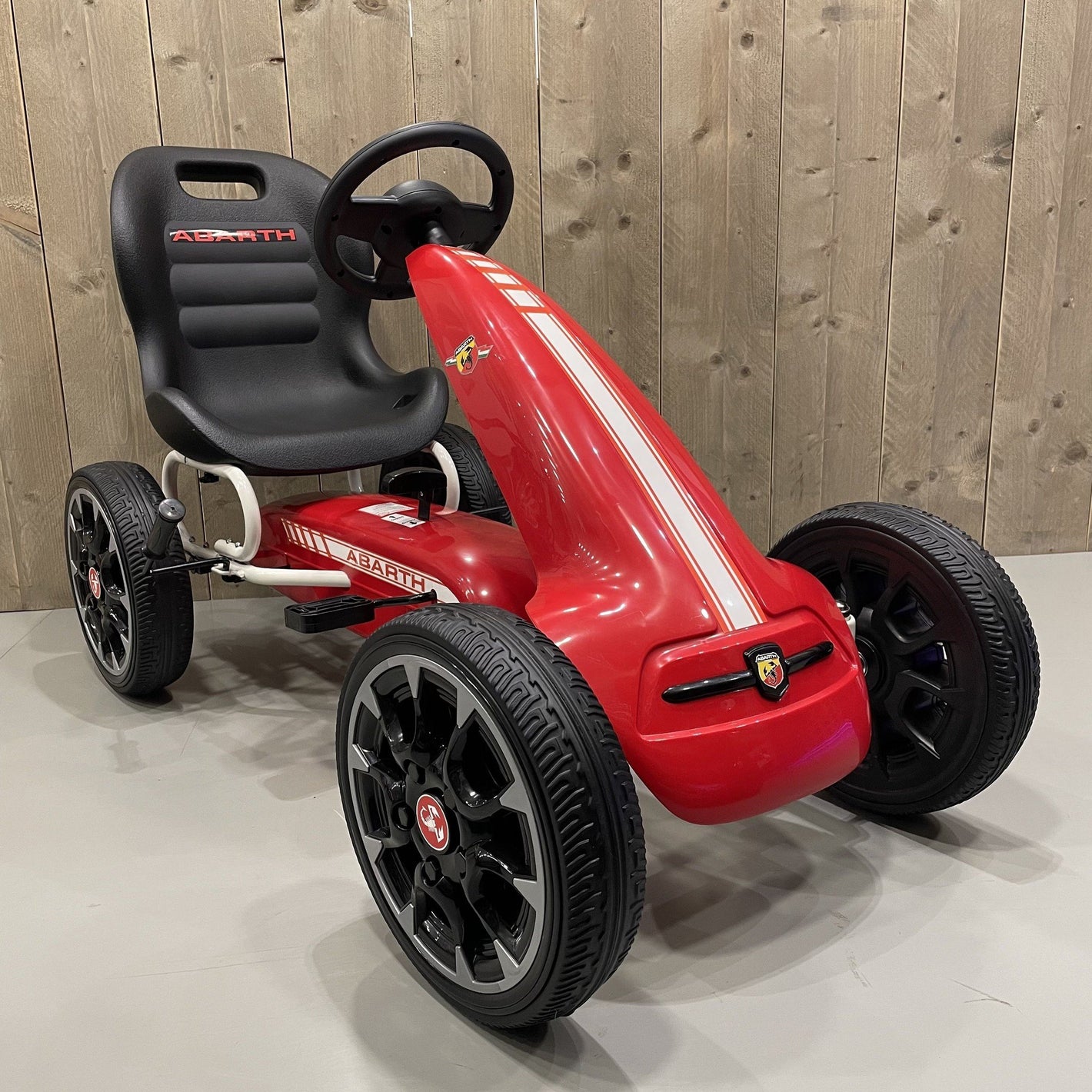 Abarth Skelter | Go-kart met Rubberen Banden - Rood
