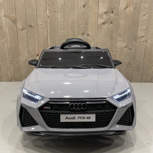 Audi RS6 | Elektrische Kinderauto - Nardo Grijs