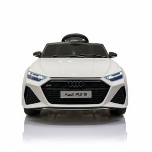 Audi RS6 | Elektrische Kinderauto - Wit