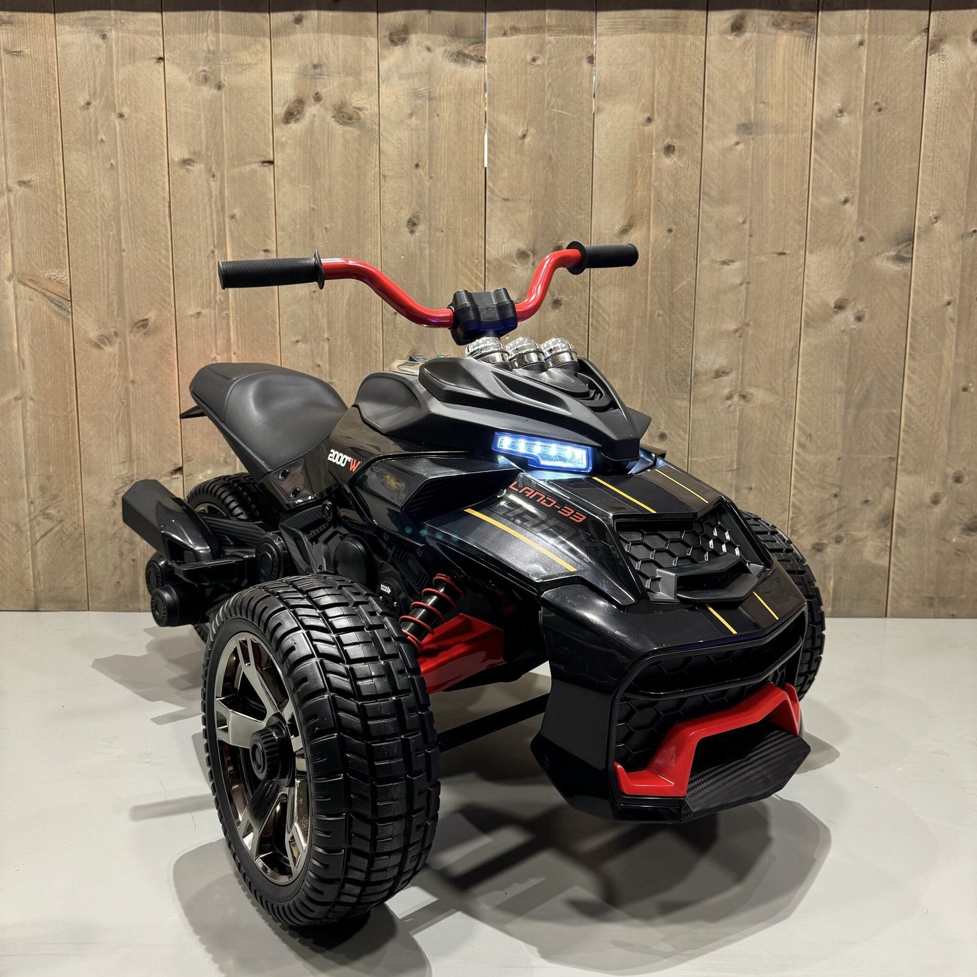 CarKiddo | Elektrische Kindertrike 12V - Zwart
