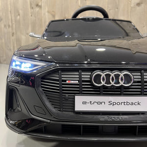 Audi E-Tron Sportback Zwart met MP4-scherm