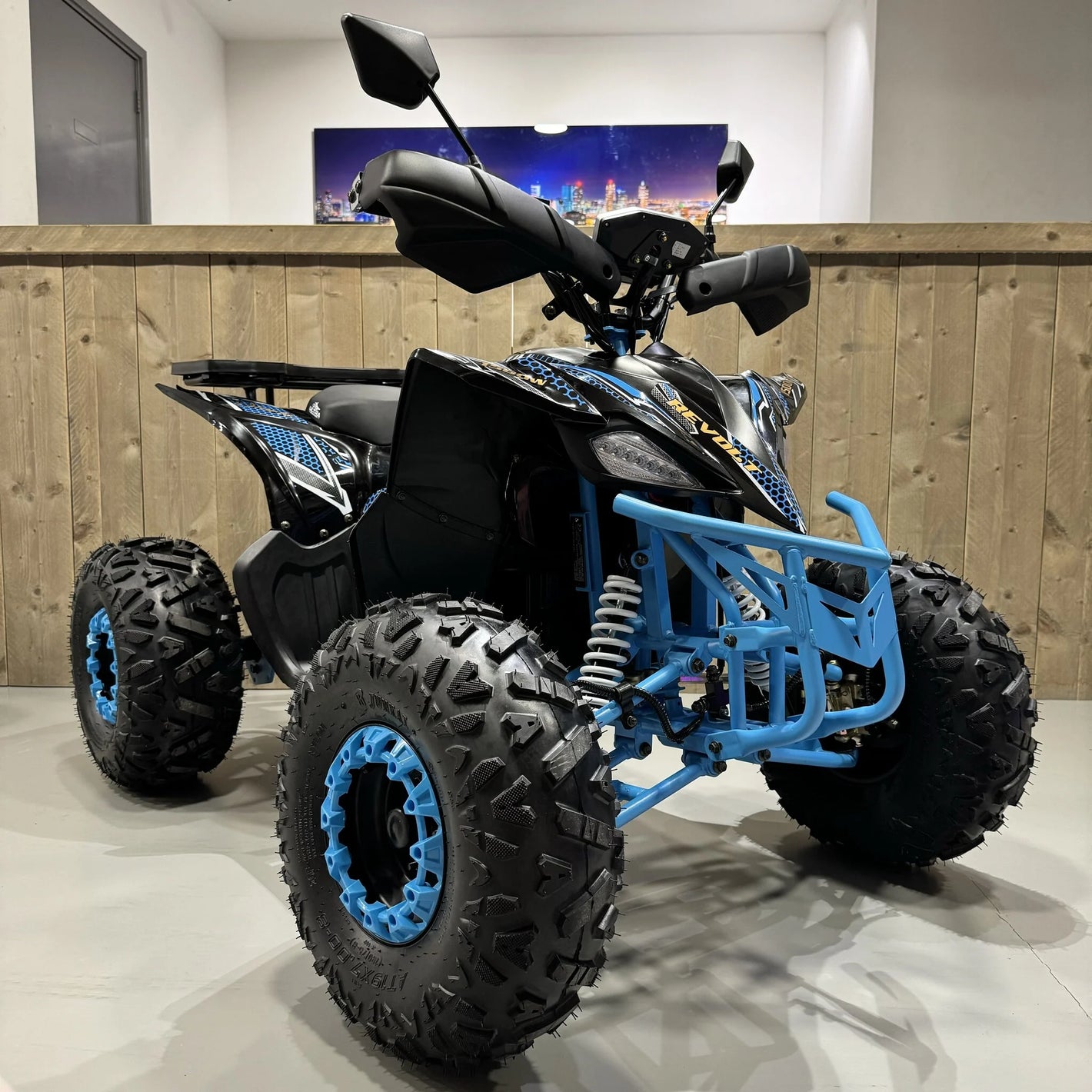 CarKiddo | Elektrische Kinderquad 1500W - Blauw