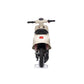 Elektrische kinderscooter 24V 350W beige - achteraanzicht