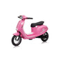 Elektrische kinderscooter 24V 350W roze - zijaanzicht